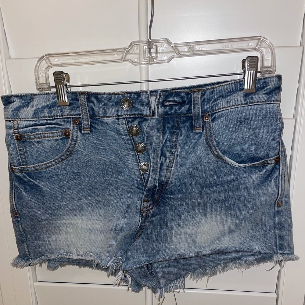 Free People Size 27 denim shorts